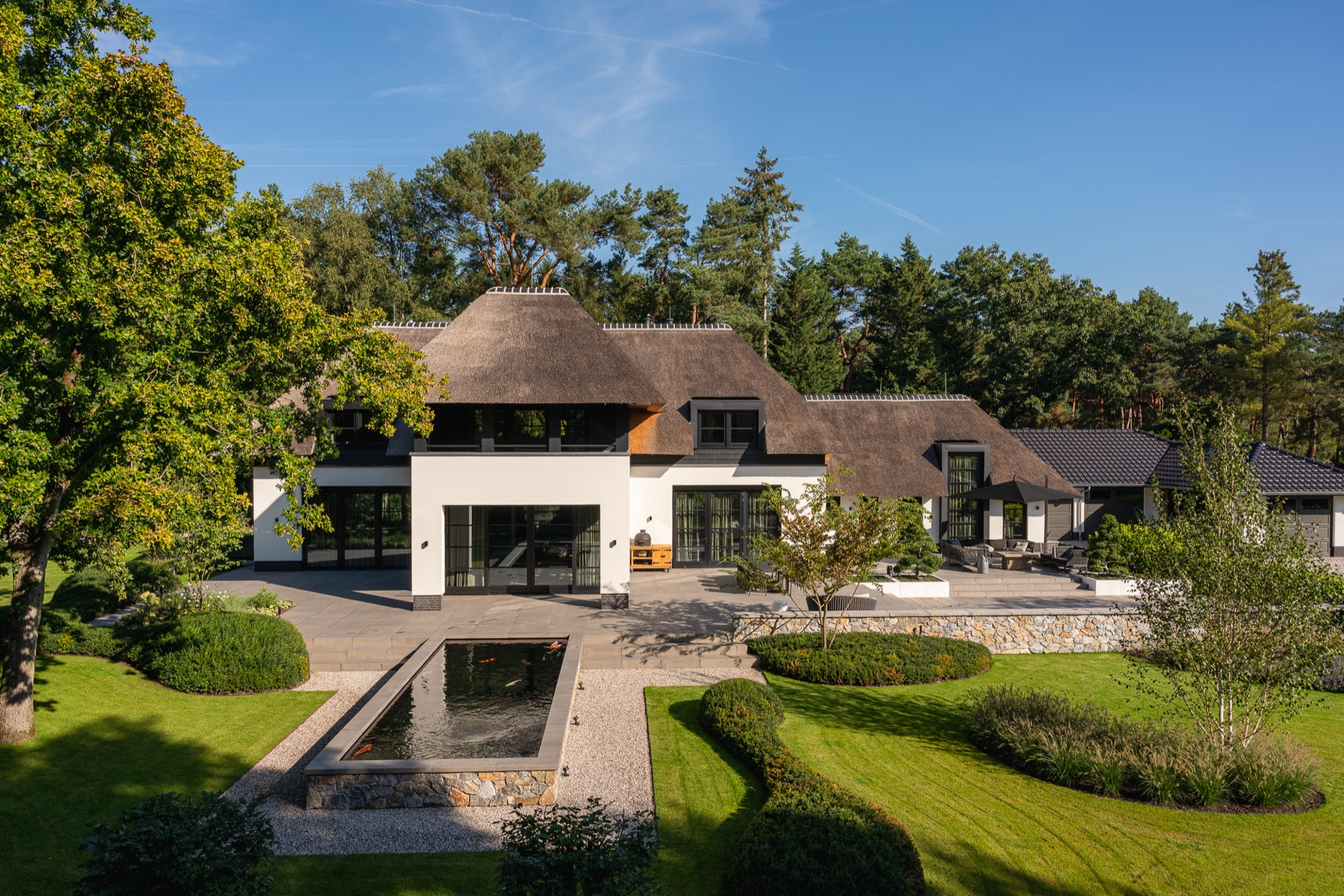 Droomvilla met rieten dak